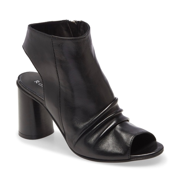 Ron White Savita Peep Toe Sandal in Black - Picture 1 of 13